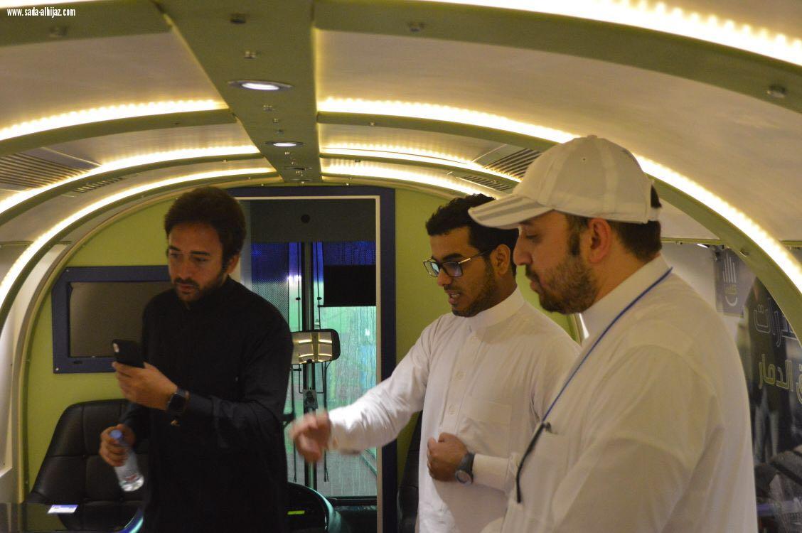 زار المذيع ياسر السقاف من اذاعة  mex fm ارض المعرفة والترفية بجدة مساء امس الخميس 