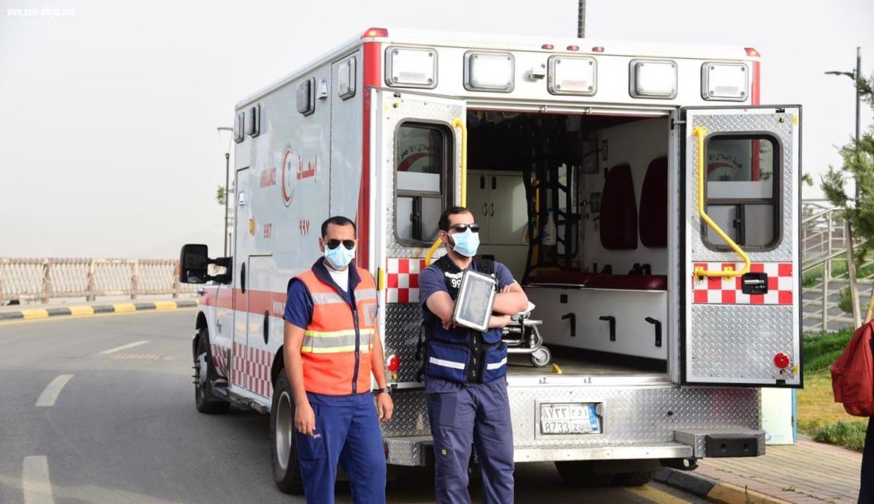 الهلال الاحمر السعودي بمنطقة الباحة يشارك في مبادرة  من أجل صحتنا