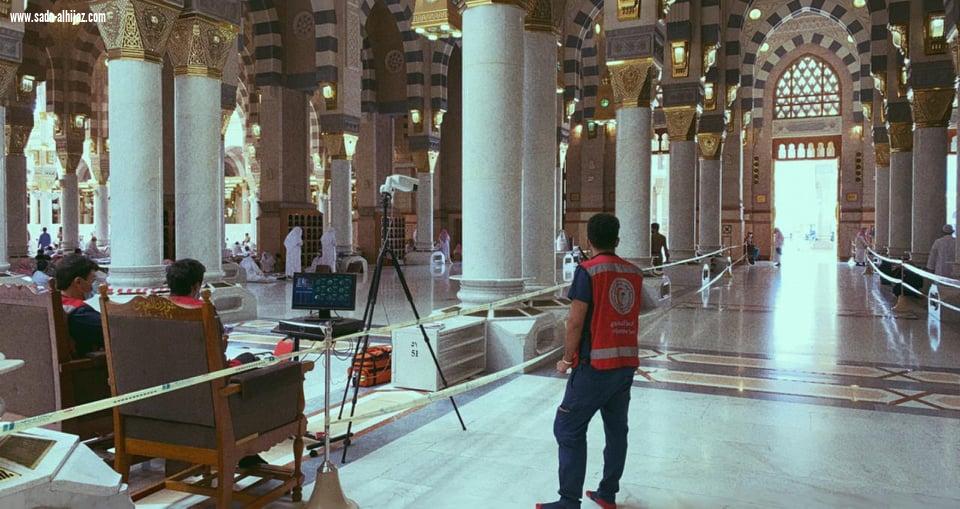 فريق التطوع الإسعافي لهيئة هلال المدينة يسعف مرتادي المسجد النبوي وقباء