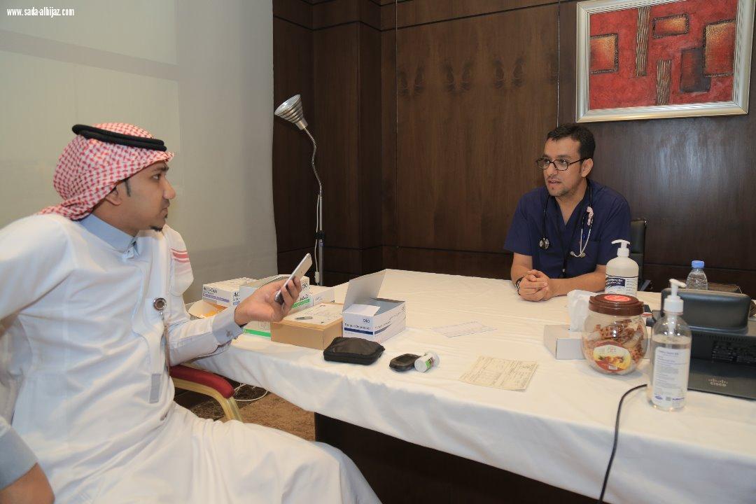 الإسلامية والصحة يواصلان  تقديم الخدمات الصحية على مدار الساعة                         العيادة الطبية التابعة لضيوف برنامج خادم الحرمين تقدم 1500 حالة علاجية بالمدينة المنورة