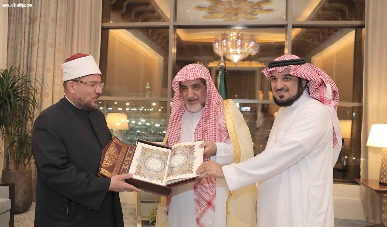  وزير الشؤون الإسلامية التقى وزراء الأوقاف والشؤون الدينية في مصر وباكستان والأردن