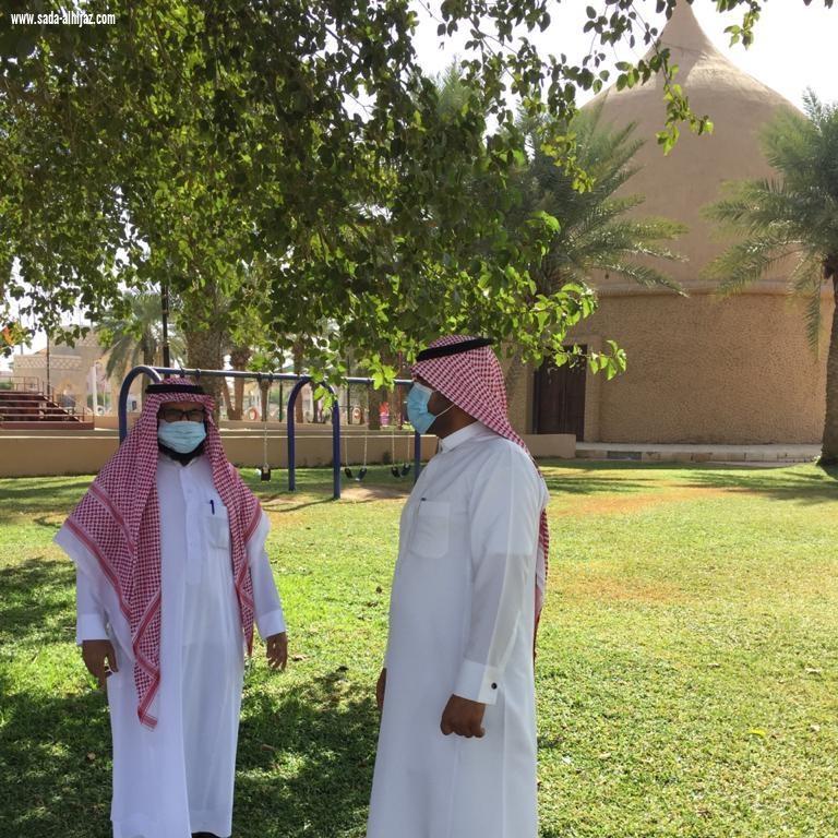 بلدي صامطة  يتفقد جاهزية متنزهات المحافظة لاستقبال الزوار والأهالي