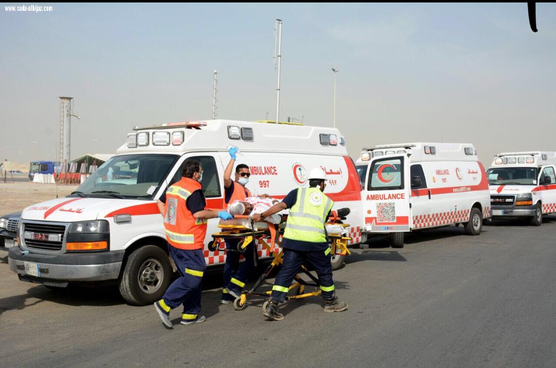 إصابة ١٣ في حادث  متفاوت الخطورة