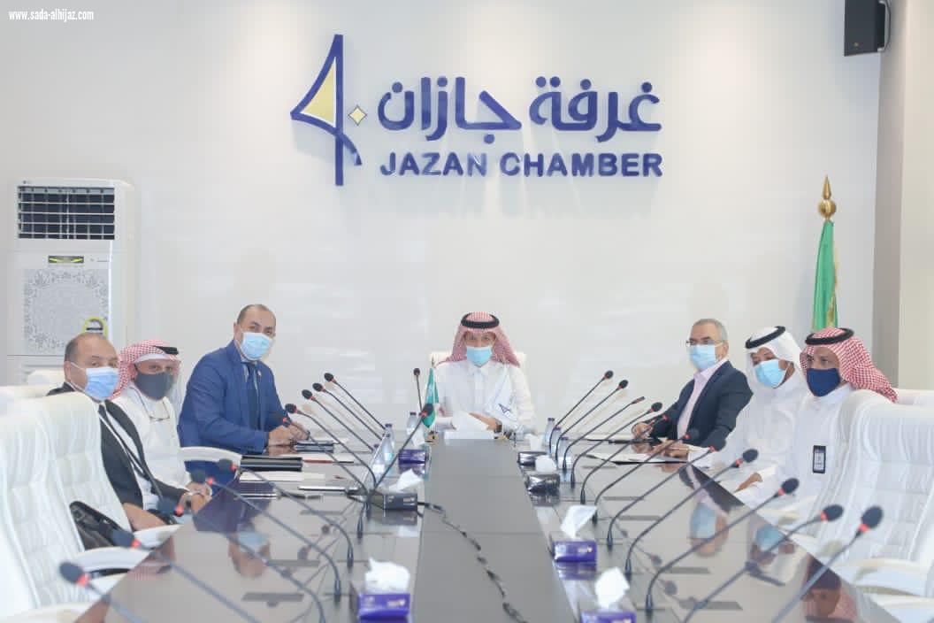 بحث تنسيق الجهود وتعزيز التعاون المشترك أمين عام غرفة جازان يلتقي ممثلي المنظمة العربية للسياحة