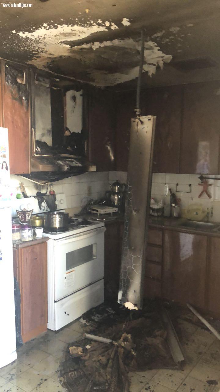 مدني المدينة يتفاعل مع حريق محدود يخلي عائلة في محافظة ينبع