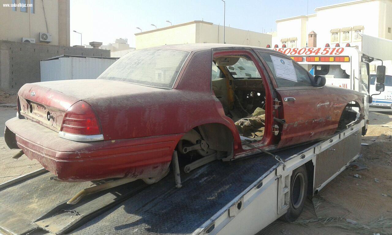 امانة الرياض ترفع ٦٨٨٩ سيارة تالفة في المدينة 