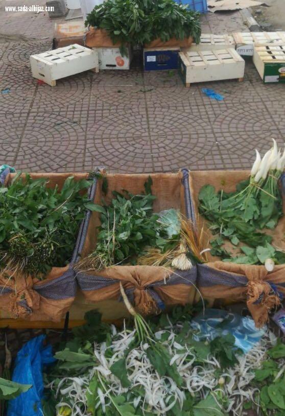 بلدية صامطة تصادر 218 كلجم من الخضروات والفواكه والأسماك من الباعة الجائلين