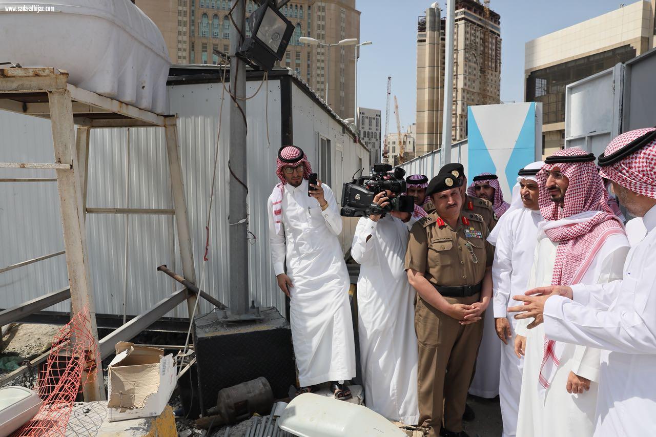 نائب امير مكة يتفقد المشاعر المقدسة 