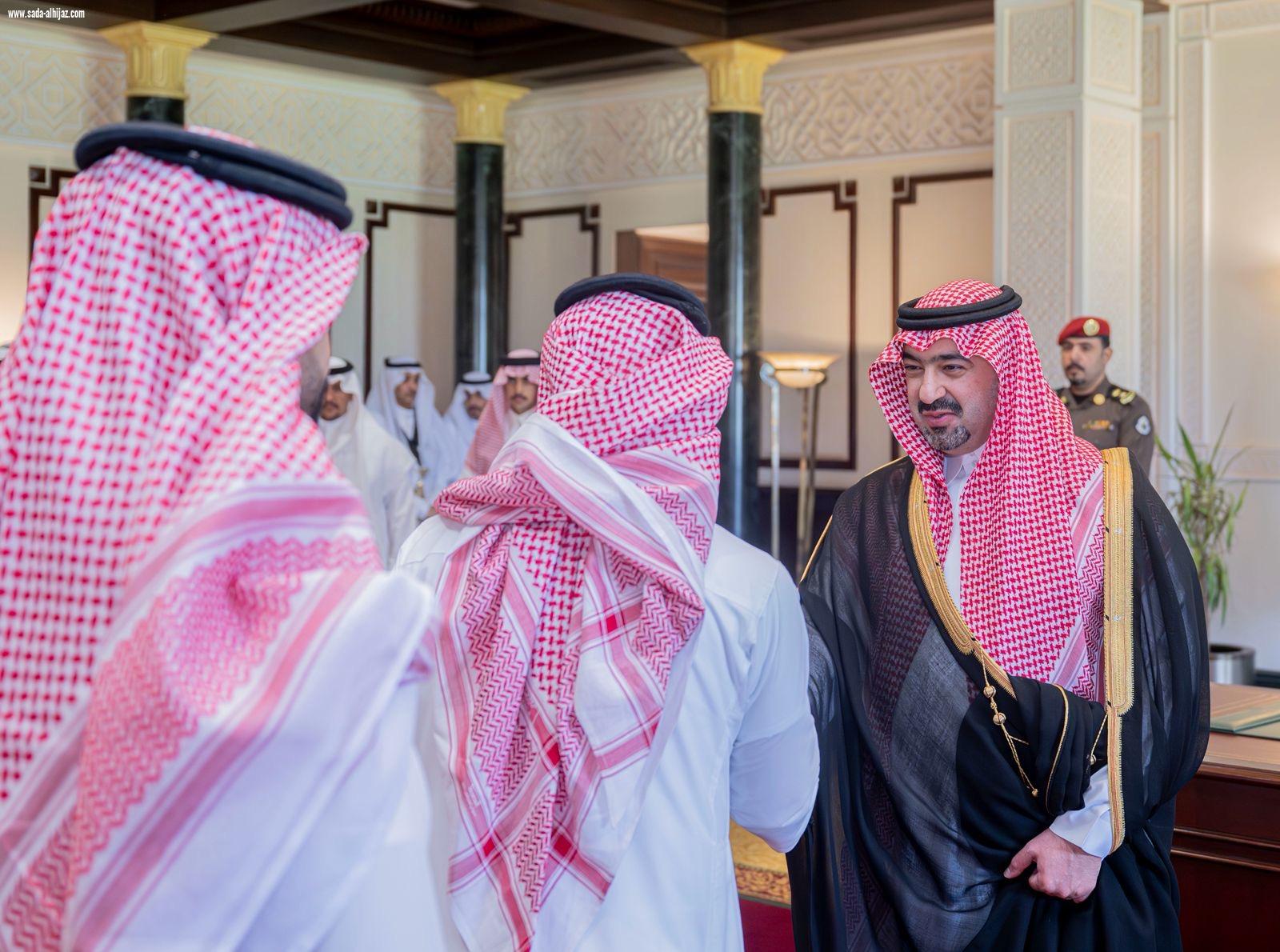 نائب أمير تبوك يستقبل وكلاء ومنسوبي الإمارة بمناسبة عيد الاضحى المبارك 