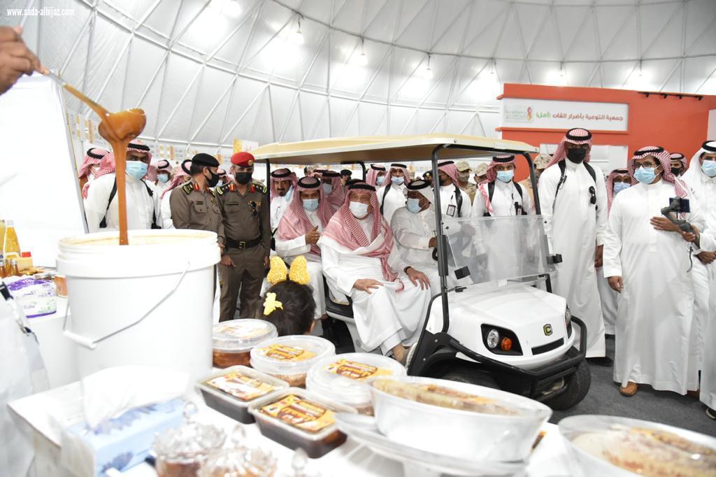 سمو أمير منطقة جازان يدشن فعاليات  مهرجان عسل جازان  السادس
