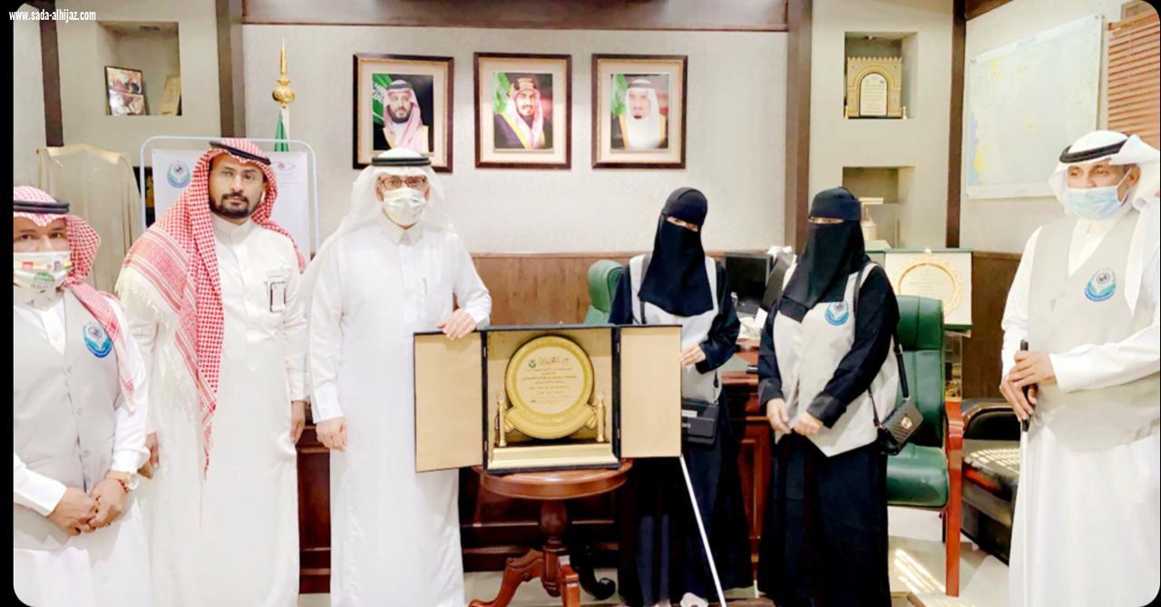 محافظ أبوعريش يدشن فعالية اليوم العالمي للعصا البيضاء و الذي تنفذه جمعية الثريا الأهلية للمكفوفين