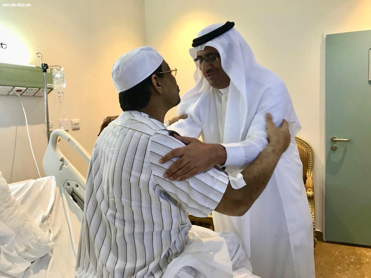 وكيل أمارة جازان يطمئن على صحة الجبيلي