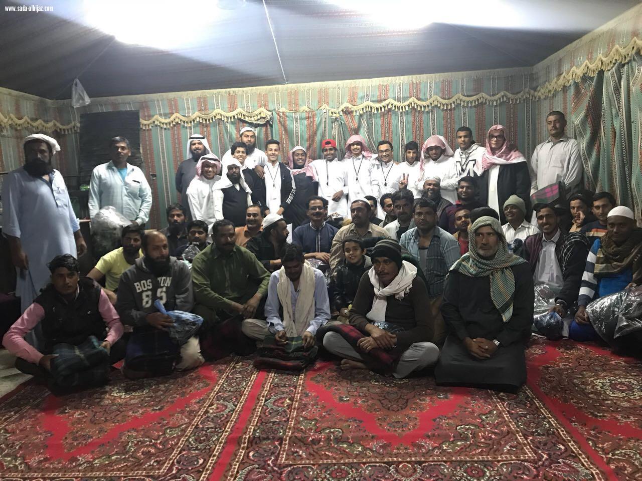 تعاوني شمال الطائف مسرة يدشن مشروع دعوة وكساء للجاليات