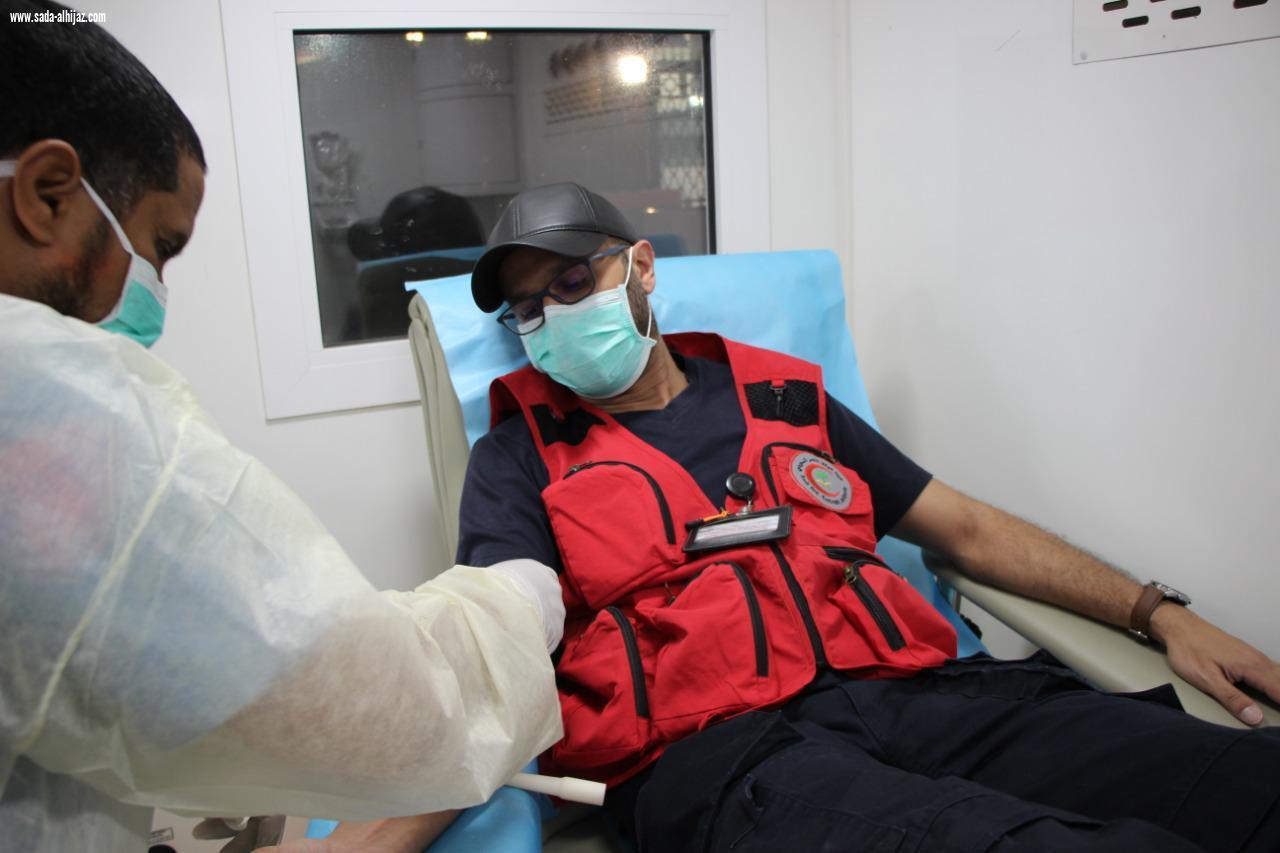 من جانب المسجد النبوي الشريف الهلال الأحمر بالمدينة يطلق حملة التبرع بالدم