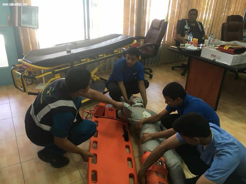 في صناعية الطائف لمواجهة الحوادث الصحة تدرب 320 طالبا ومديرا على الاسعافات الأولية