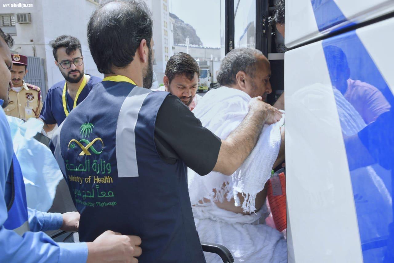 الصحة تصعد 420 حاجا لمشعر عرفات شملت المرضى في مكة المكرمة والمدينة المنورة