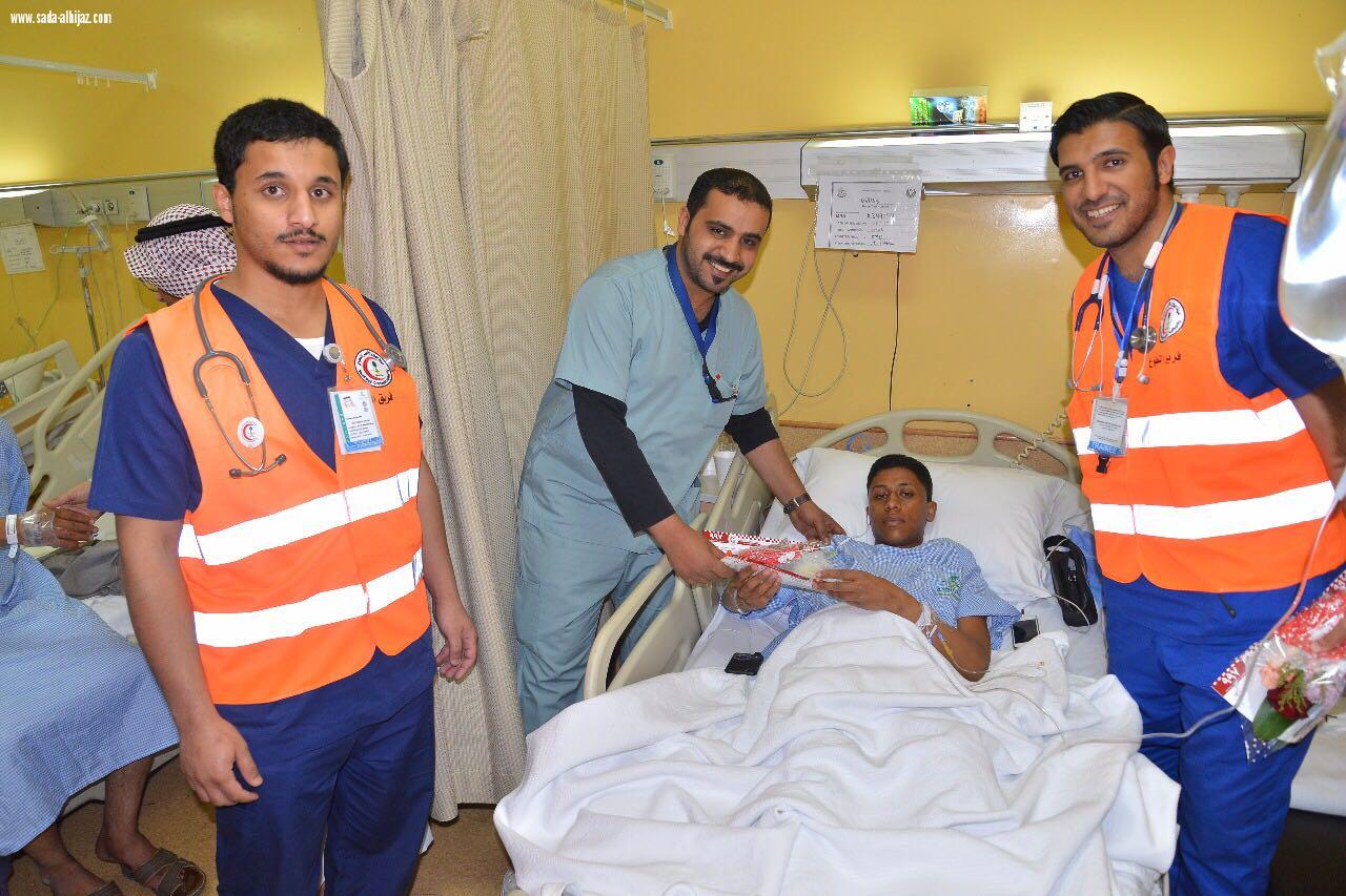 إحتفىت هيئة الهلال الأحمر بمنطقة الباحة باليوم العالمي للتطوع