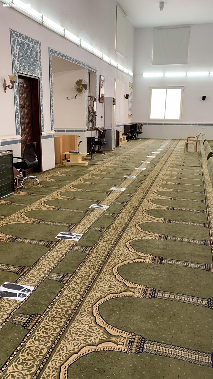 جمعية اليقظة النسائية بالشراكة المجتمعية مع شركاء النجاح فريق إحسان الطائف التطوعي والفن لمسة للطباعة والتغليف والهدايا في ( مبادرة بيوت الله عامرة لتطهير وتعقيم المساجد )