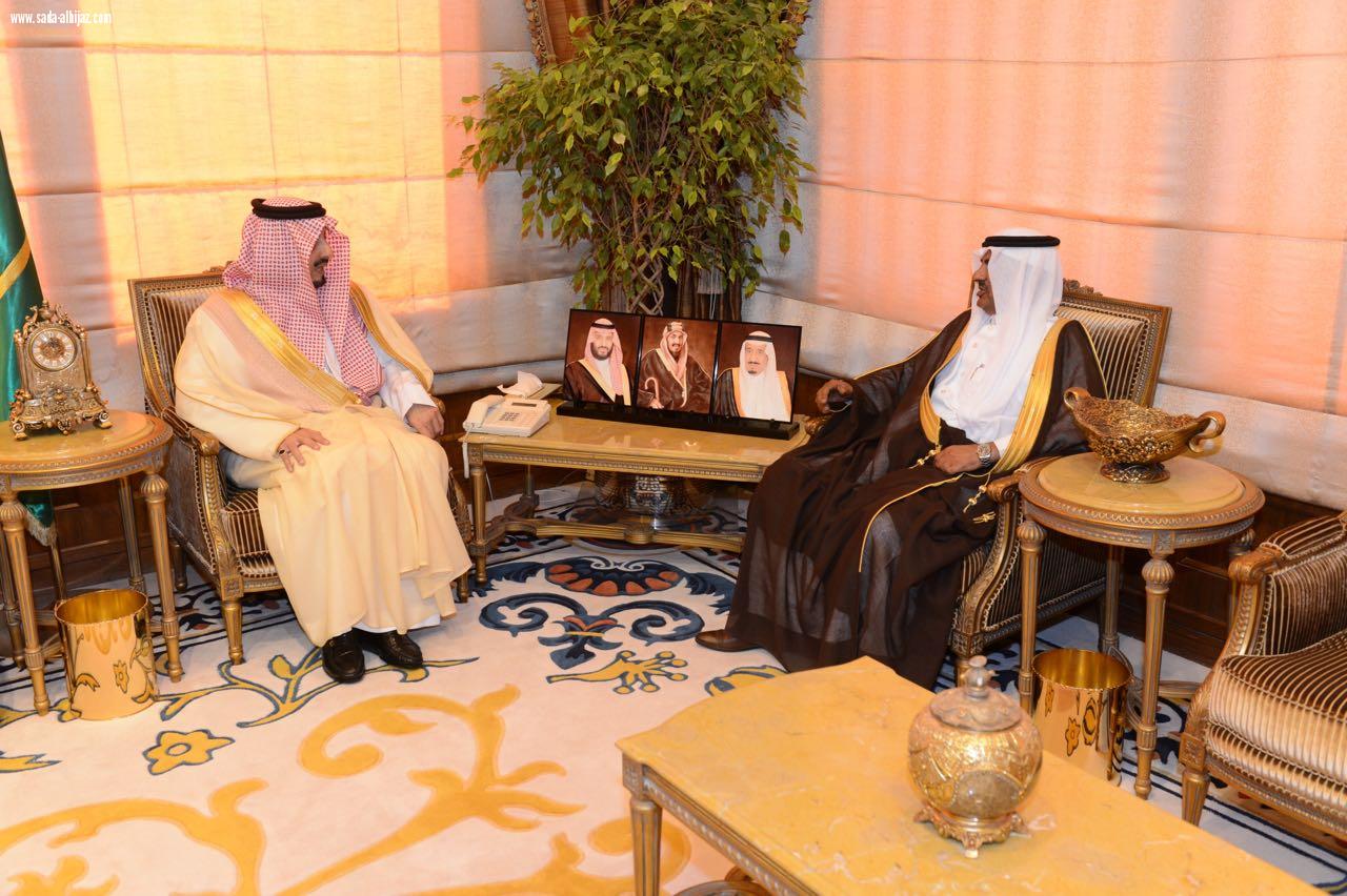 أمير عسير يستقبل مدير جمرك مطار أبها 