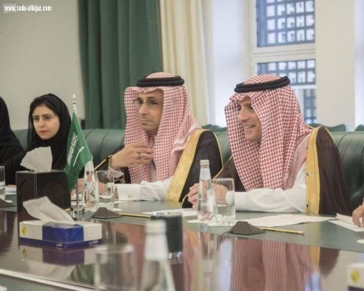 الجبير يلتقي رئيسة بعثة العلاقات مع شبه الجزيرة العربية في البرلمان الأوروبي