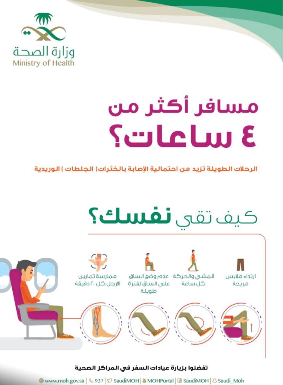 نصائح صحية للمسافرين