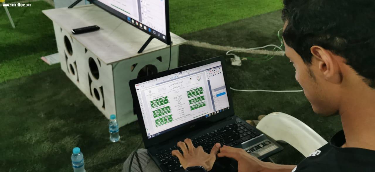 بحضور مدير مكتب رابطة الاحياء بالحد الحنوبي ومستشار لجنة التنمية بالطوال اجراء قرعة دورة الحد الجنوبي الاولى لكرة القدم