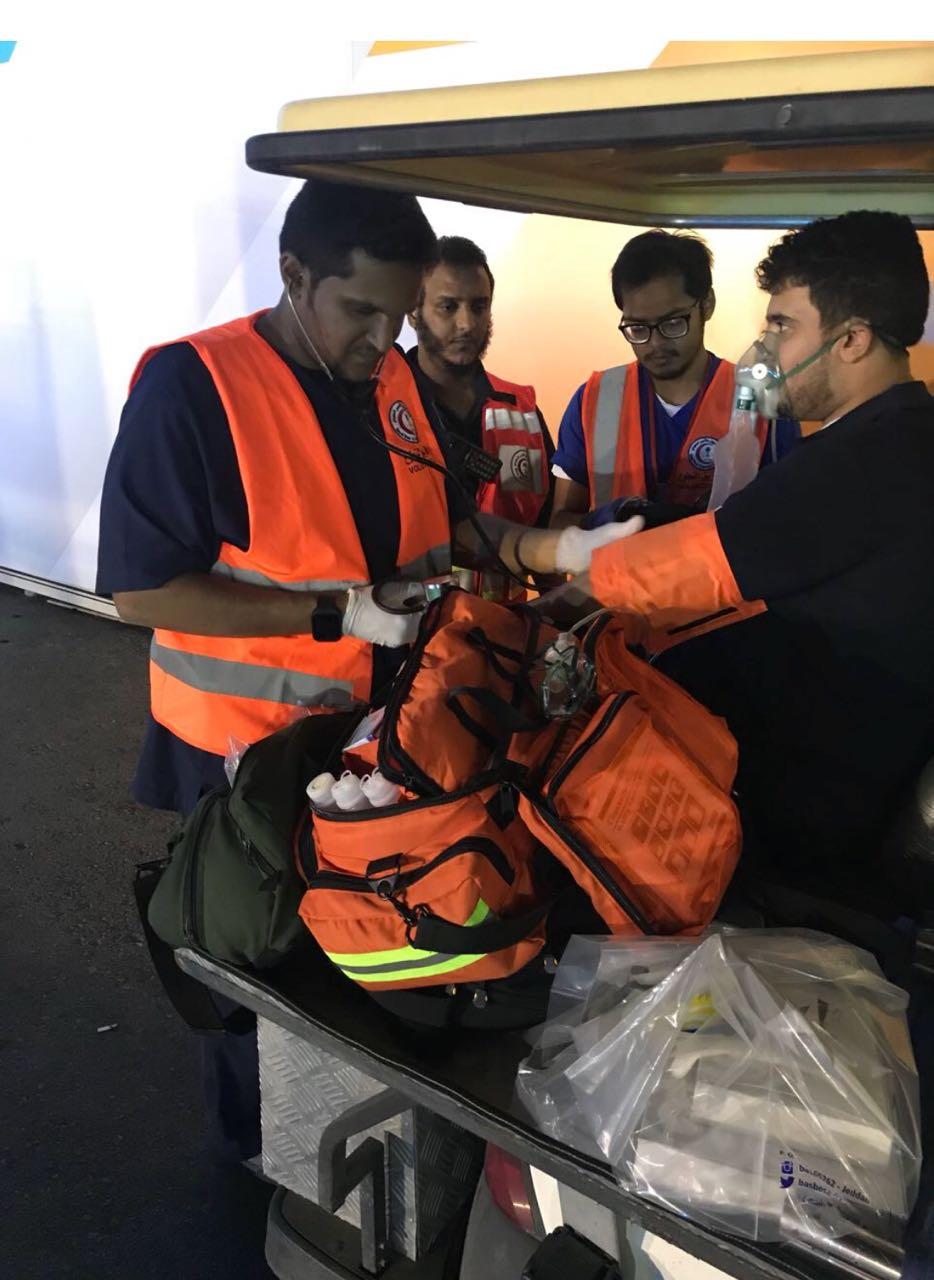 الهلال الأحمر  يباشر 30 حالة اسعافية خلال فعاليات معرض جدة  الدولي للكتاب 2017