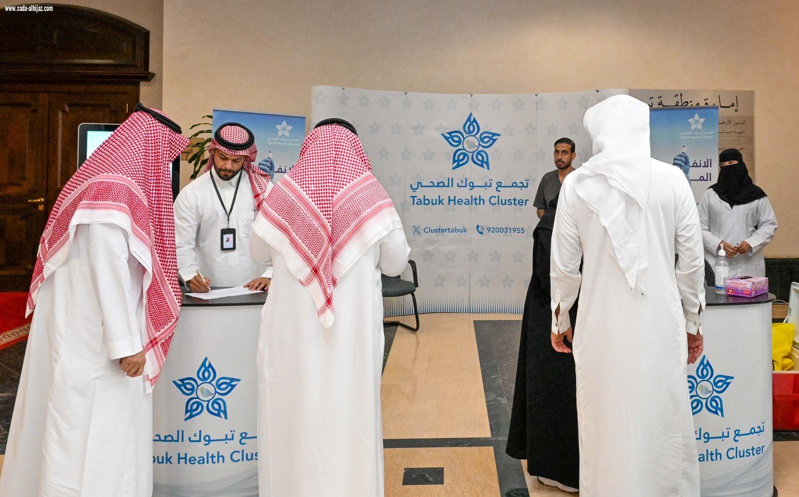 نائب أمير تبوك يدشن حملة التطعيم ضد الإنفلونزا الموسمية  