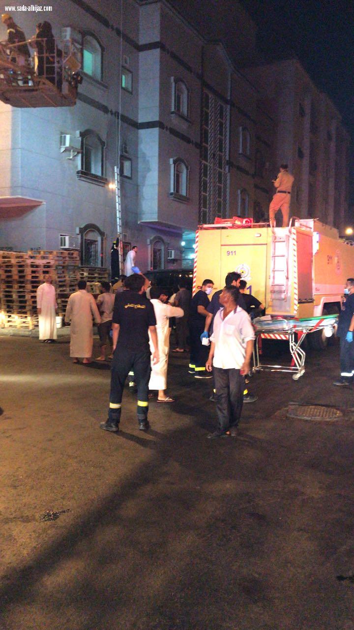 13 حالة اختناق في شقة سكنية بجدة