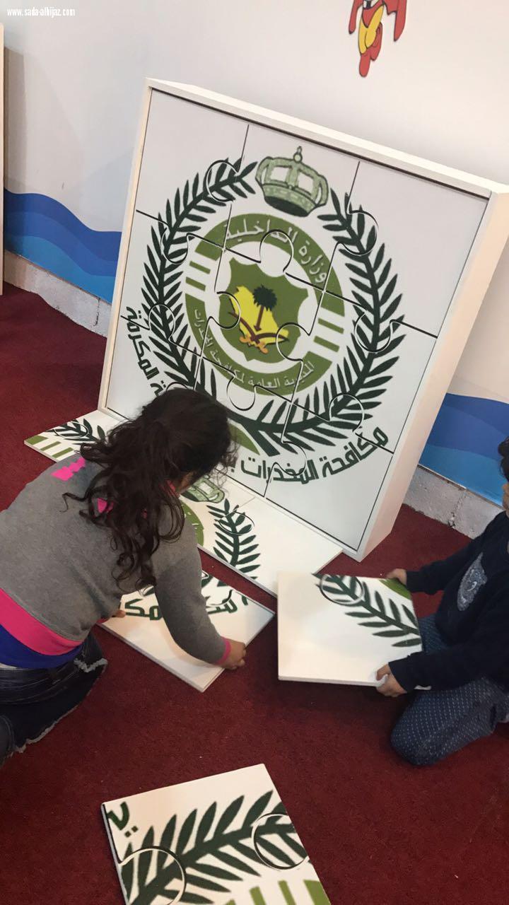 أستقبلت ارض المعرفة والترفية زوارها من الاطفال  بمخيم الطفل التابع للخيمة الذكية