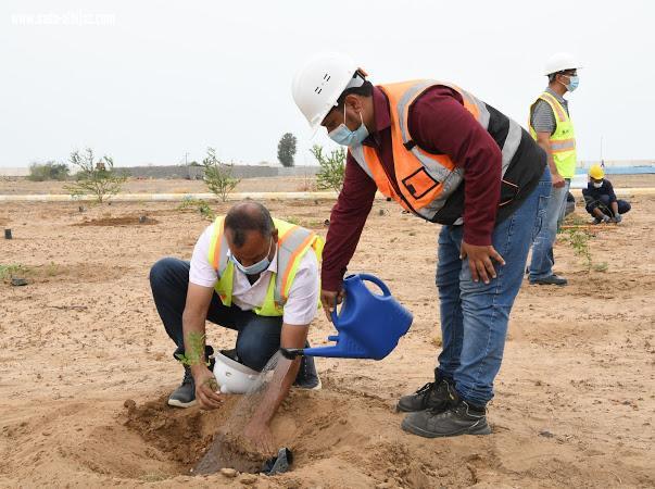 مياه جازان تزرع ٤٠٠٠ شتلة ضمن مبادرة 