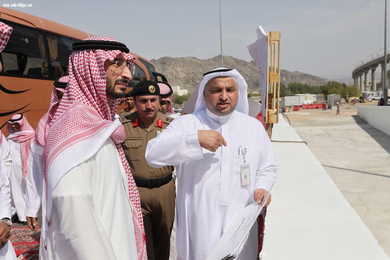 نائب امير مكة يتفقد المشاعر المقدسة 