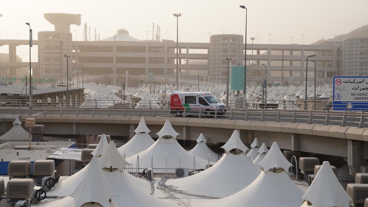 الهلال الأحمر يستعد بـ ١٤ مركز إسعافي  لاستقبال الحجاج بمشعر منى
