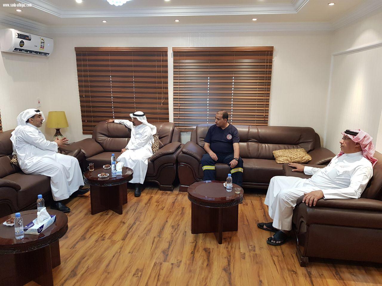 هيئة الهلال الأحمر السعودي بمنطقة المدينة المنورة تستقبل مستشار صاحب السمو الملكي امير منطقة المدينة المنورة امين مجلس المنطقة