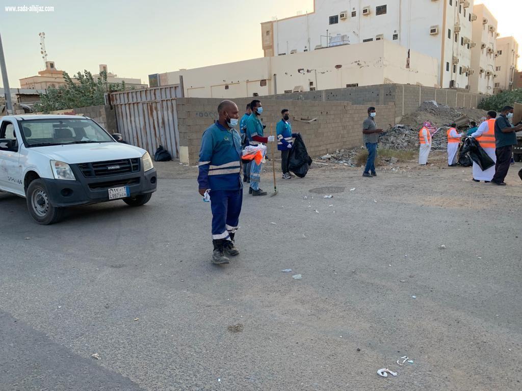 *أمانة جدة تنفذ مبادرة كن مكاني  بحي الفضيلة بمشاركة 50 متطوعا