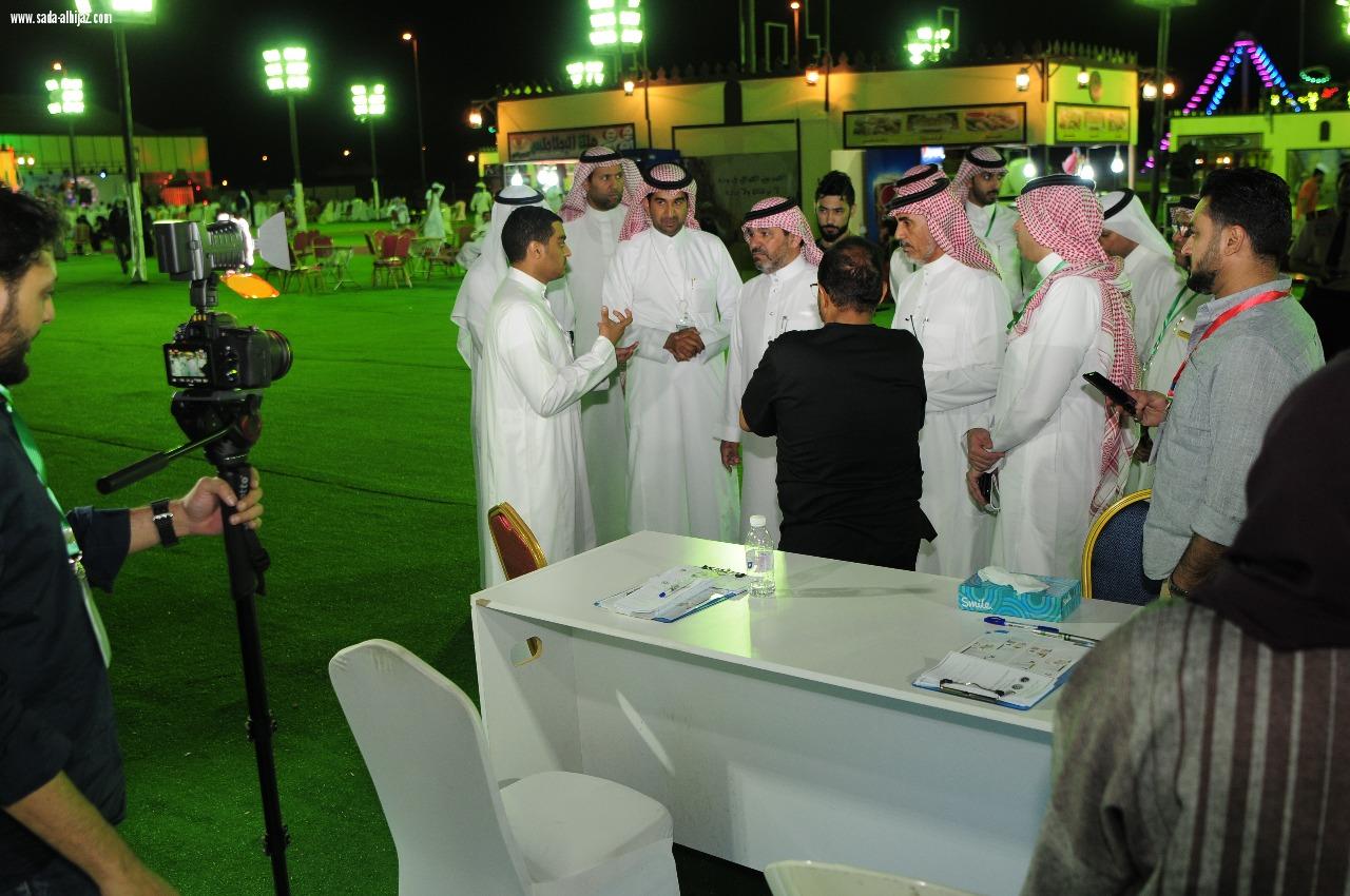 القرني ‏يتفقد مهرجان ارض المعرفه و الترفيه بجدة