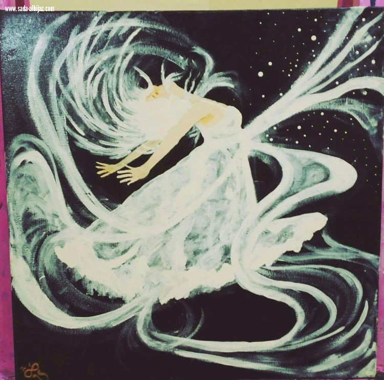 صدى الحجاز تلتقى الفنانة التشكيلية روضة الحكمي