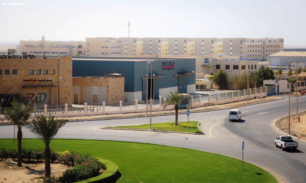 الأنتهاء من أعمال التسوية لتطوير المراحل الرابعة (قطاع  أ -قطاع ج) من الوادي الصناعي بمدينة الملك عبد الله الاقتصادية