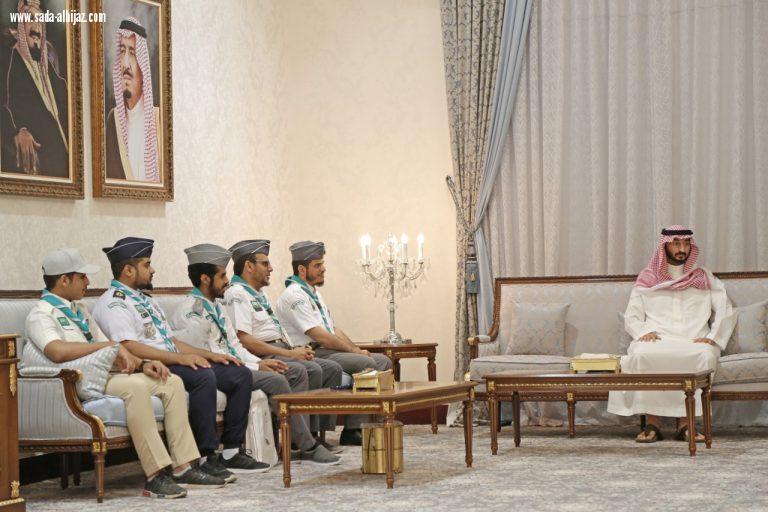 الأمير خالد الفيصل يستقبل الكشافة ويشيد بأعمالهم في خدمة الحجاج