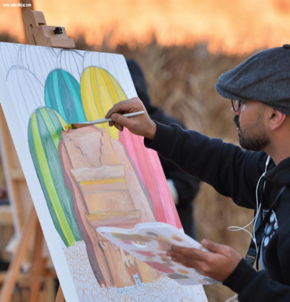 بمبادرة مسك  للفنون 20 فناناً يرسمون طبيعة العلا
