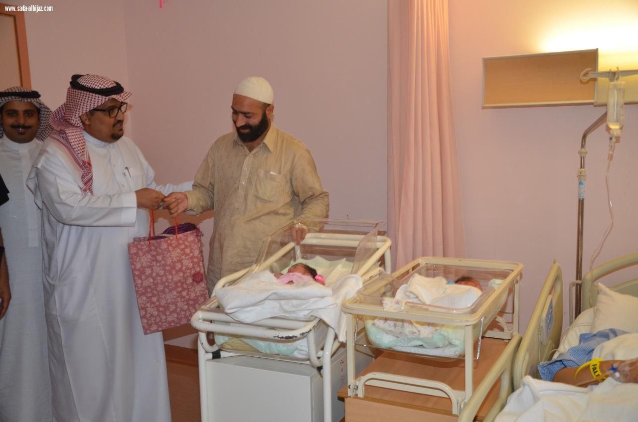 ولادة المدينة تزف البشرى بأول حالة ولادة (توأم) في حج 1439هـ