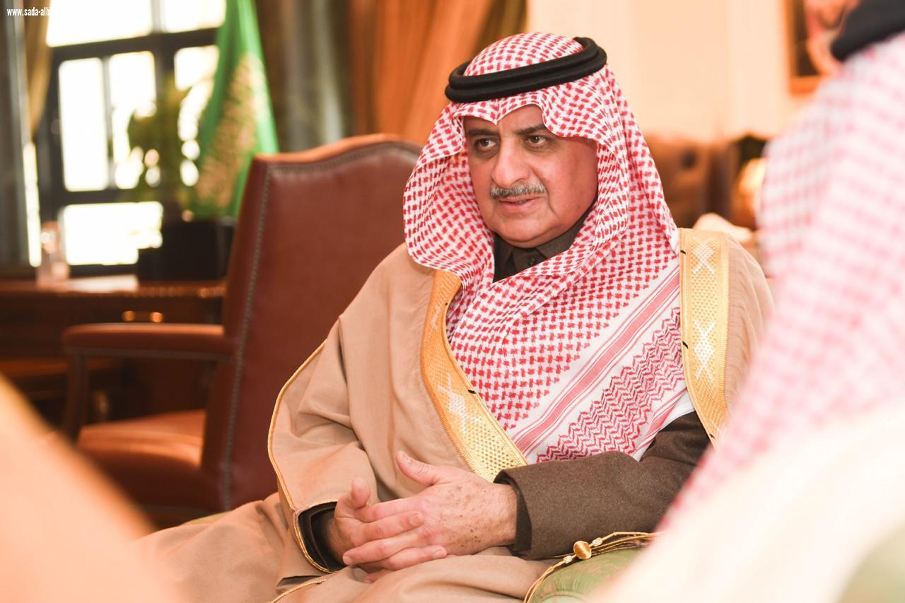 أمير تبوك يستقبل رئيس المنظمة العربية للسياحة