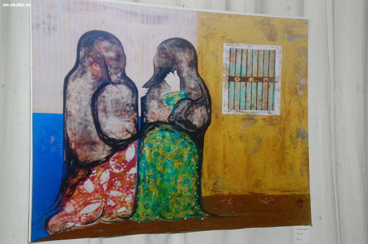 دكتور خالد سرور بحضور الدكتور عصام البزام يفتتح معرض المرأة السعودية فى المرآة بالقاهرة 