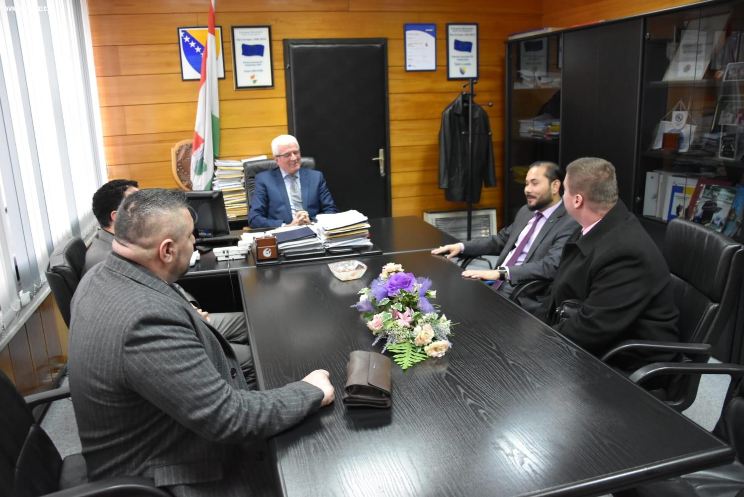 سعادة مدير مكتب رابطة العالم الإسلامي يزور فخامة رئيس حكومة وسط البوسنة