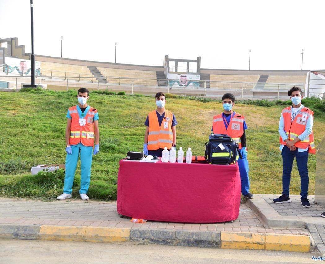 الهلال الاحمر السعودي بمنطقة الباحة يشارك في مبادرة  من أجل صحتنا