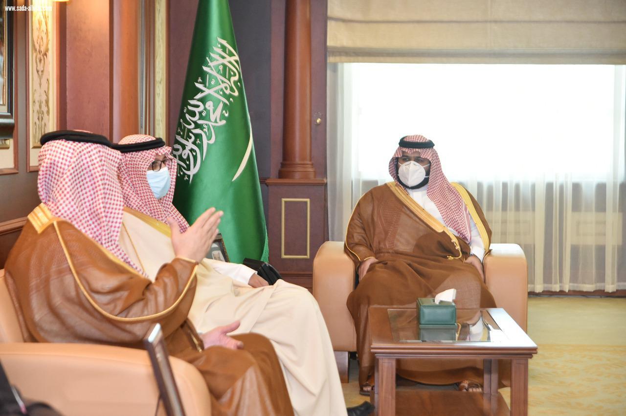 سمو نائب أمير منطقة جازان يستقبل وكيل وزارة الشؤون البلدية لتخطيط المدن