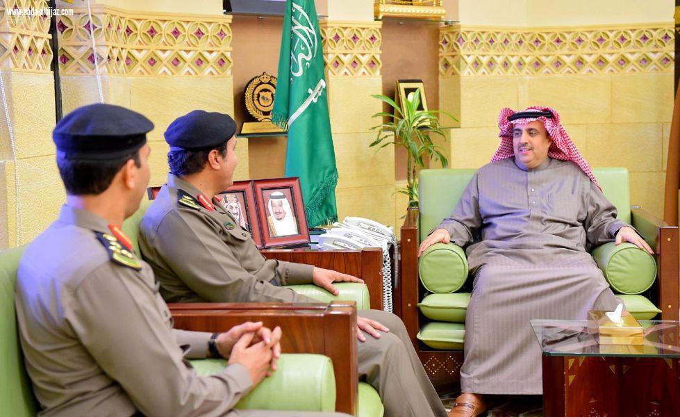 وكيل إمارة منطقة الرياض يستقبل مدير الإدارة العامة للمرور ومدير مرور منطقة الرياض