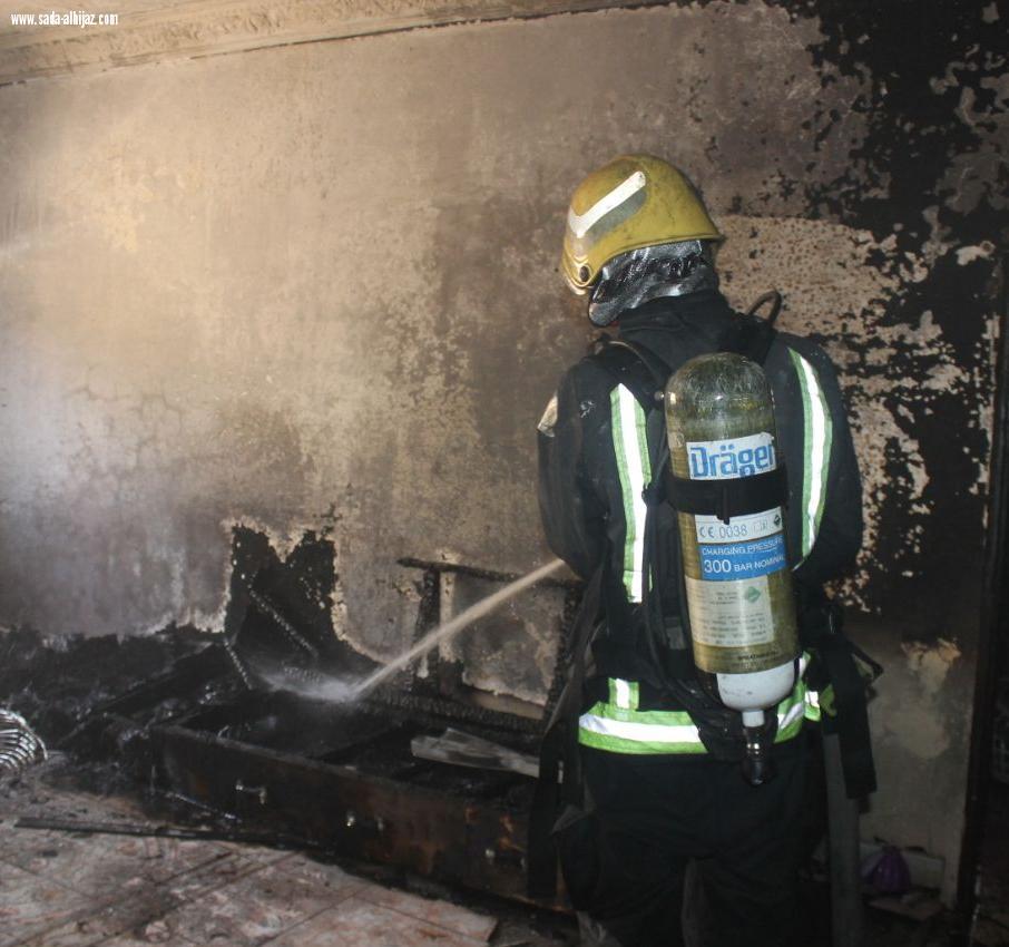 حريق في حي العوالي ينتج عنه وفاة طفلة بالمدينة المنورة