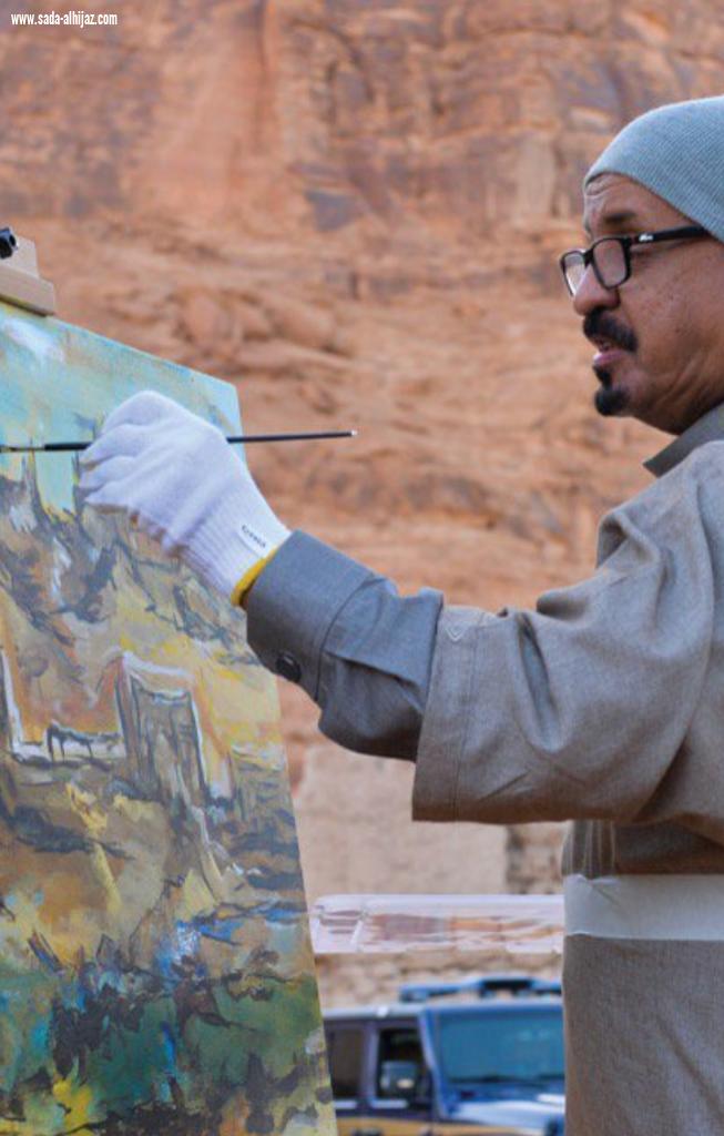 بمبادرة مسك  للفنون 20 فناناً يرسمون طبيعة العلا