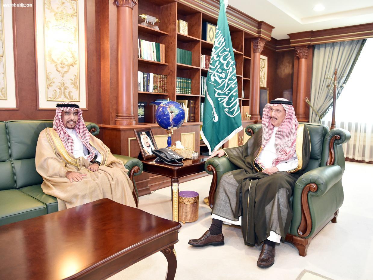 أمير منطقة جازان يستقبل رئيس الهيئة الملكية للجبيل وينبع 